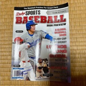 Lindy's Sports 2026 autographed Magazine LA Dodgers Hye seong kim signed